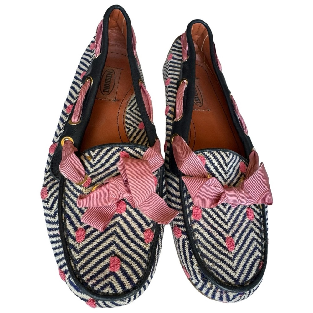 Vintage Missoni Moccasin Loafers Size 37.5 Made in Italy
